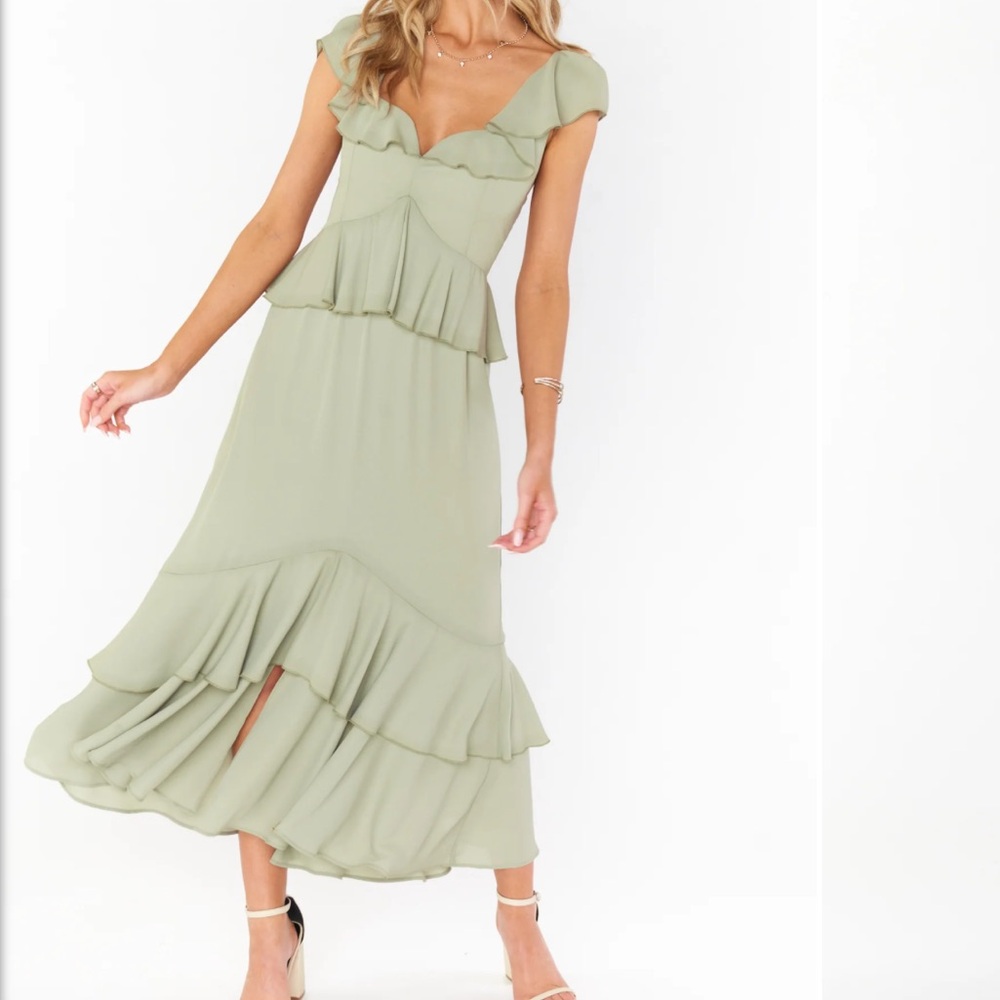 Show Me Your Mumu Reese Ruffle Dress
